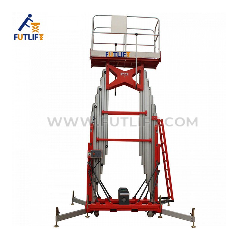 FUTLIFT Brand High End Dual Mast Aluminum Lift Platform 
