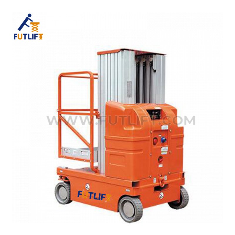 FUTLIFT BRAND High End Self Propelled Dual Mast Aluminum Lift Platform 