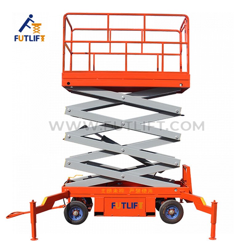 FUTLIFT Brand Semi Electric Mobile Scissor Lift 