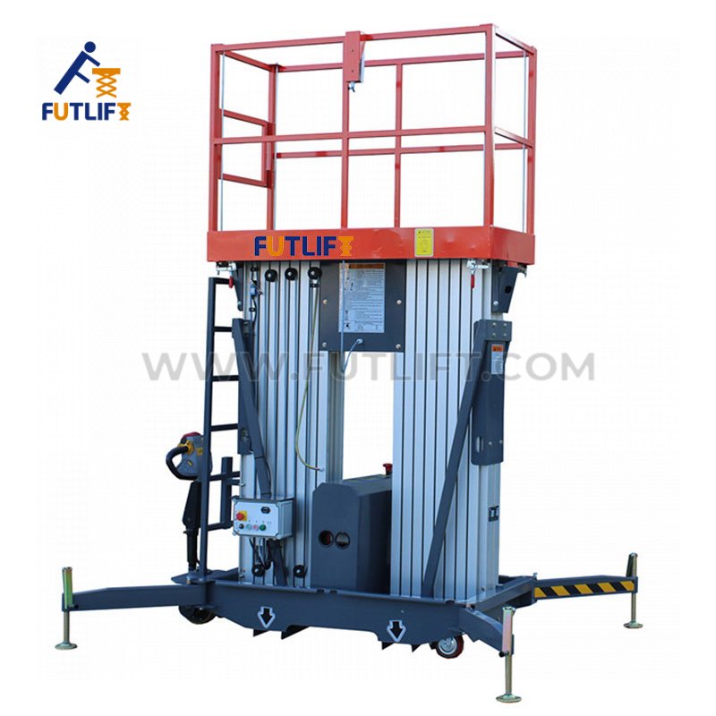 FUTLIFT Brand Dual Mast Aluminum Lift Platform 