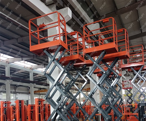 FUTLIFT 3.9m Mini Scissor Lift Platform for Vegetable Harvest