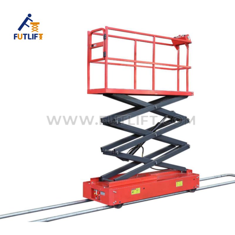 FUTLIFT Scissor Pipe Rails Trolley