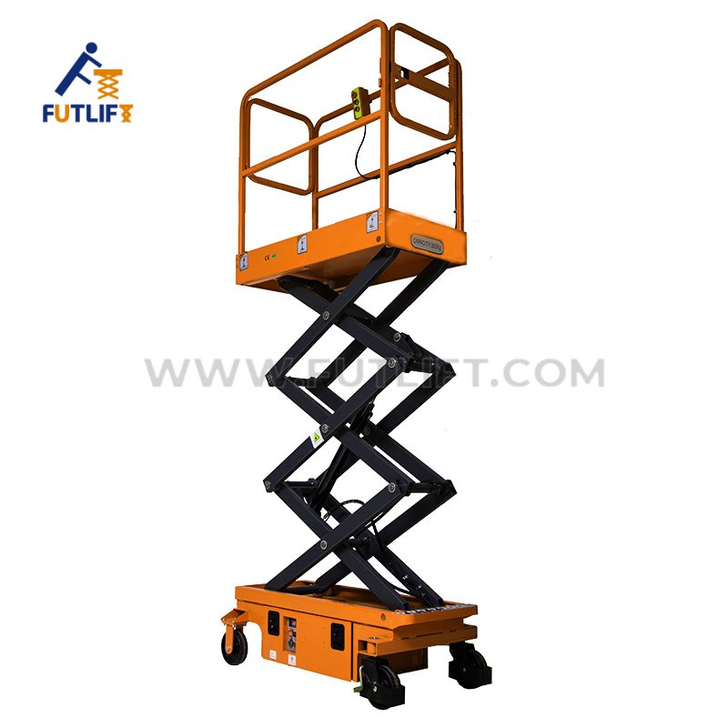 FUTLIFT Brand Semi Electric Mini Mobile Scissor Lift 